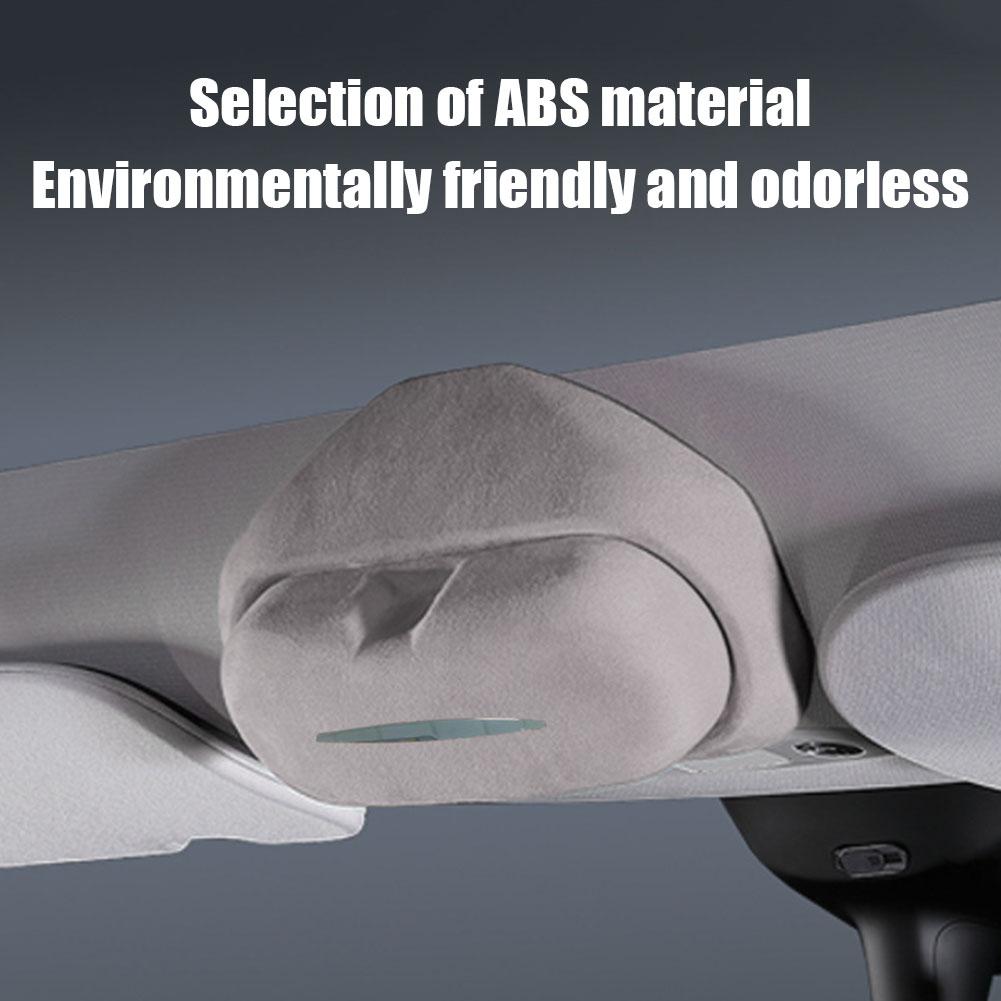 Коробка для хранения солнцезащитных очков с клипсой для Tesla New 3/3+, автомобильная коробка для очков, чехол-держатель для карт, клипса для солнцезащитных очков, аксессуары для интерьера автомобиля