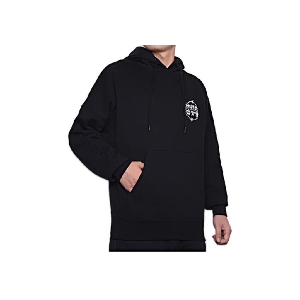 Vans Графический принт пуловер с капюшоном мужские толстовки черные VN0A5H7TBLK