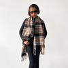 Four Seasons Available New Women'S Versatile Haircoat Imitation Cashmere Scarf Warm Medium Scarf Shawl