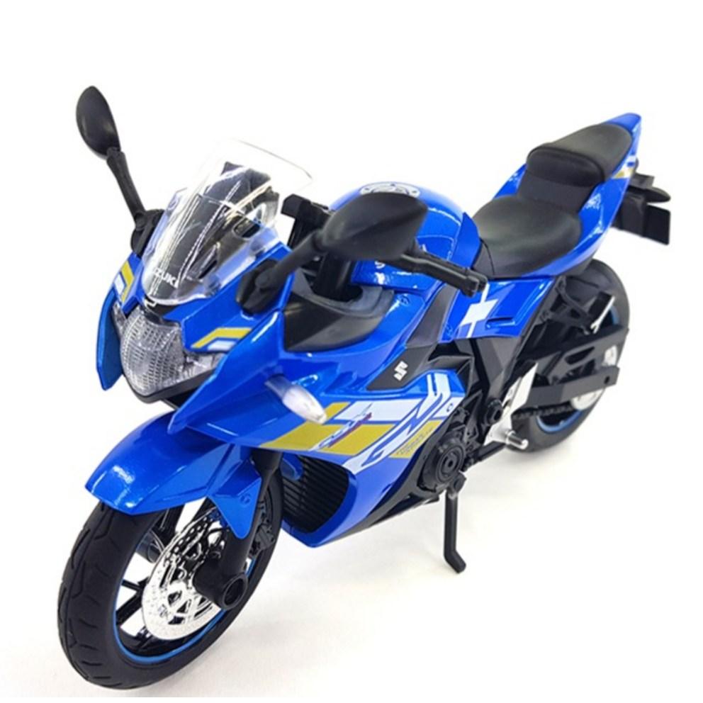МОДЕЛЬ MX 1:Модель мотоцикла Suzuki GSX250R, масштаб 1:12, литая, синяя (MXT116305BL)