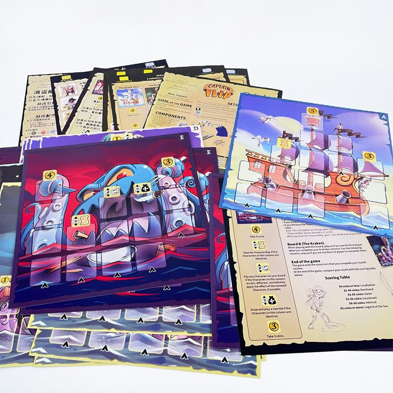 Настольная карточная игра Капитан Флип - Динамичная семейная игра для 2-6 игроков - Стратегическая настольная игра для вечеринок, веселье для всех возрастов