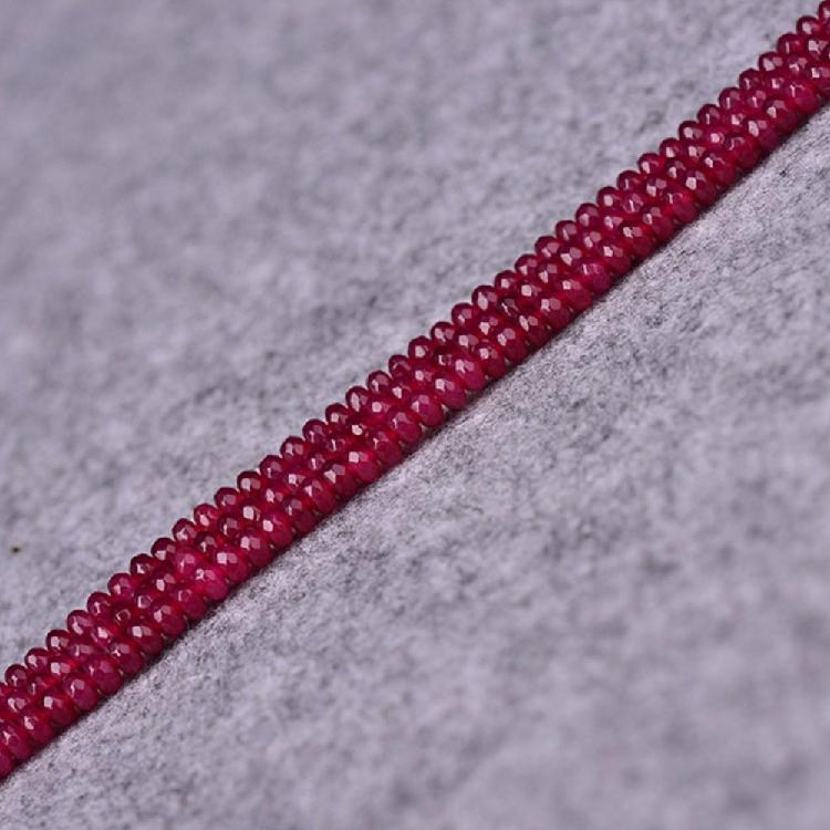 Бусы из халцедона 38 см