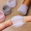 20Pcs Chair Floor Protectors Gray Silicon Chair Leg Cap Protection Cover