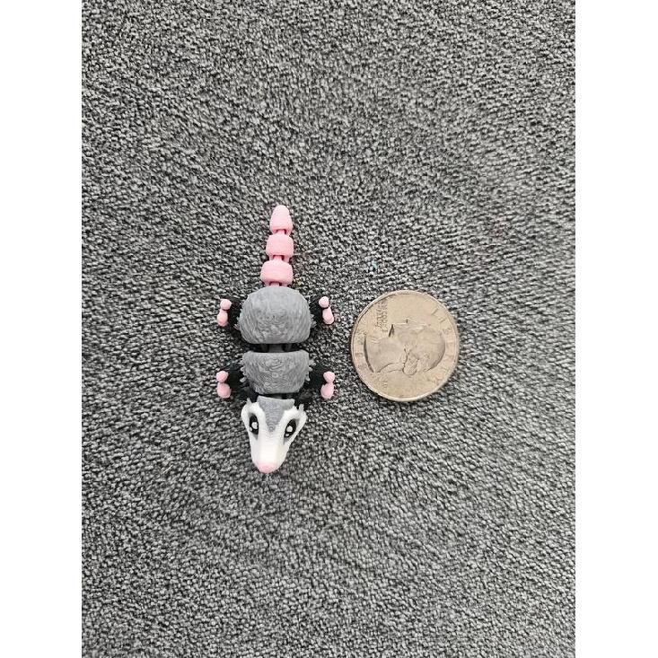 Detailed Pocket Pets - MatMireMakes & Cinderwing3D | Realistic 3D Printed Articulating Mini Fidget Animals Great Gift and Desk Figure