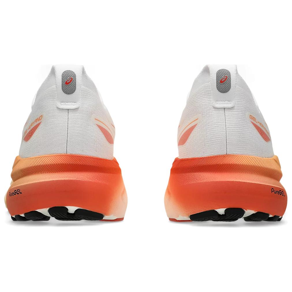 Новые кроссовки Asics Gel Kayano 31 Wide 'Бело-оранжевые' Женские 1012B670-100