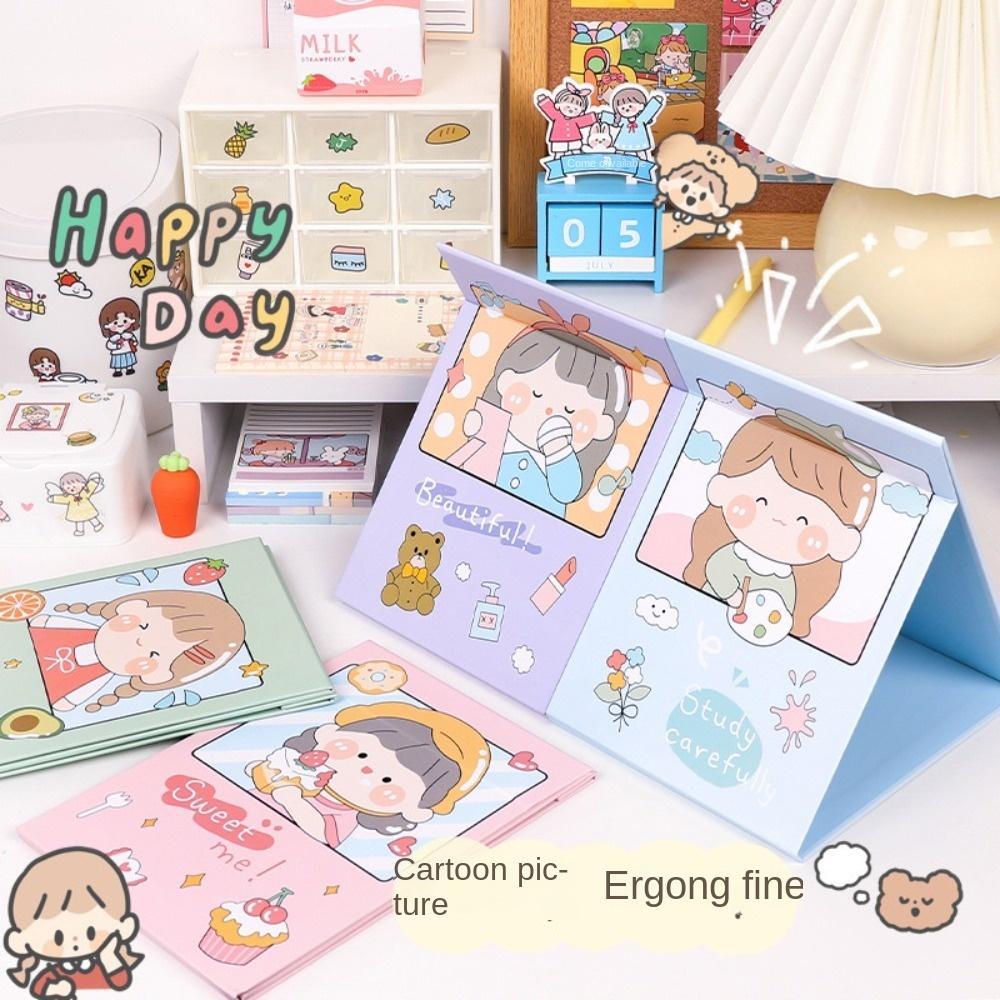 Double Sided Vanity Mirror Cartoon Cute Makeup Mirror Fashion Portable Mirror  Desktop Decoration