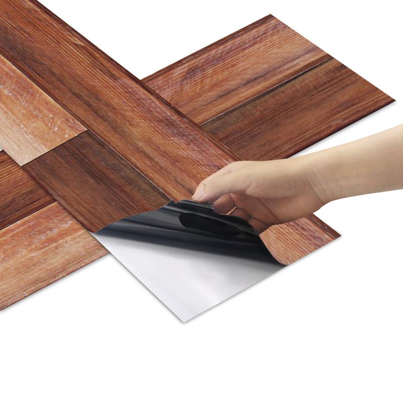 Виниловые водонепроницаемые самоклеящиеся обои Peel And Stick, наклейки с рисунком под дерево, съемные контактные бумажные настенные покрытия Flim