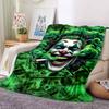 1Pc Money Clown Blanket Soft And Comfortable Casual Warm Camping Travel Christmas Halloween Xmas Gift M929232