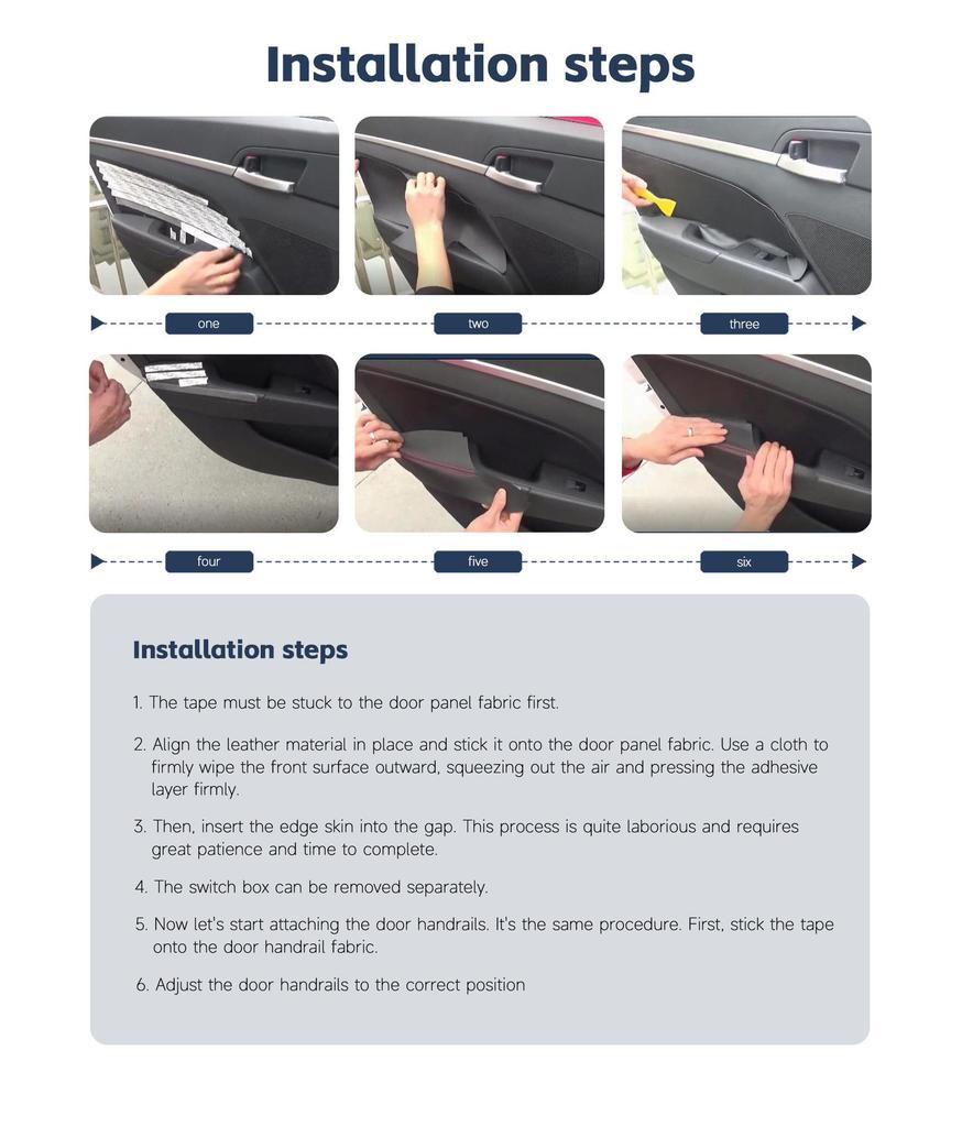 Реставрация кожаной дверной панели и подлокотника Hyundai Elantra 16-19.