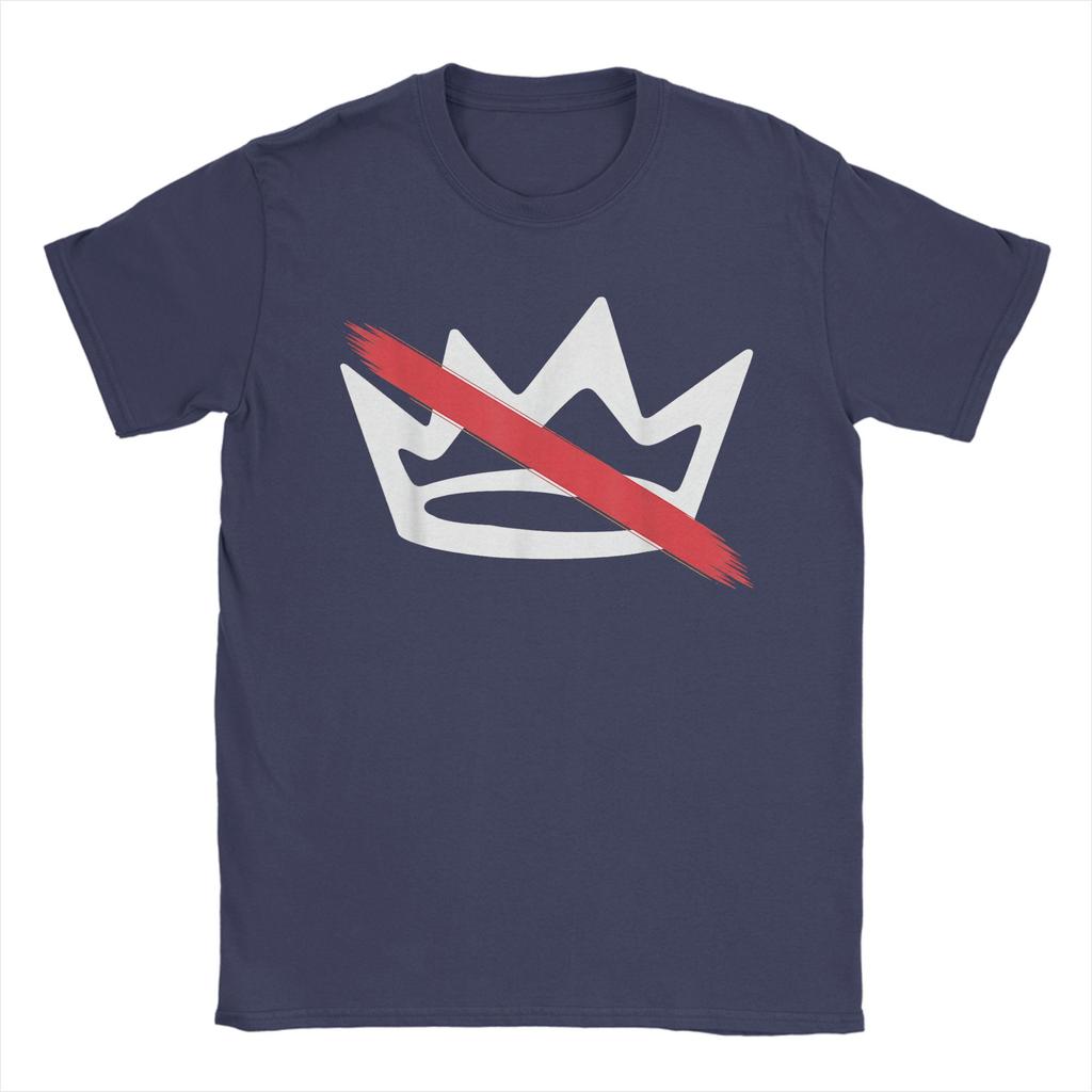 Винтажная футболка October No Kings No Kings Day1 Унисекс Круглый вырез Хлопковая футболка С коротким рукавом Футболка Подарок на день рождения Топы