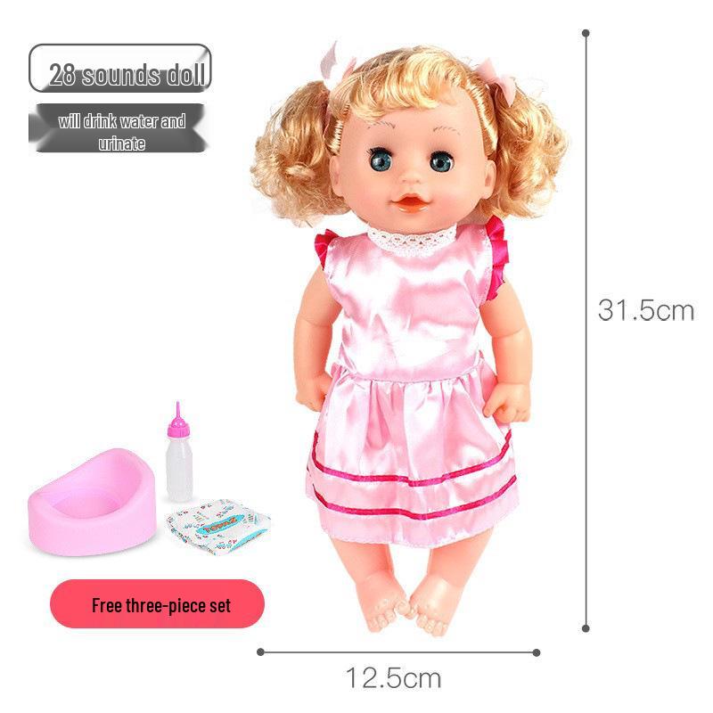 Детский кукольный домик Игровая зона Легкая прогулочная коляска с куклой