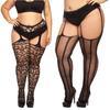 Plus Big Size Women Suspender Stockings Fat Pantyhose Queen Size Tights