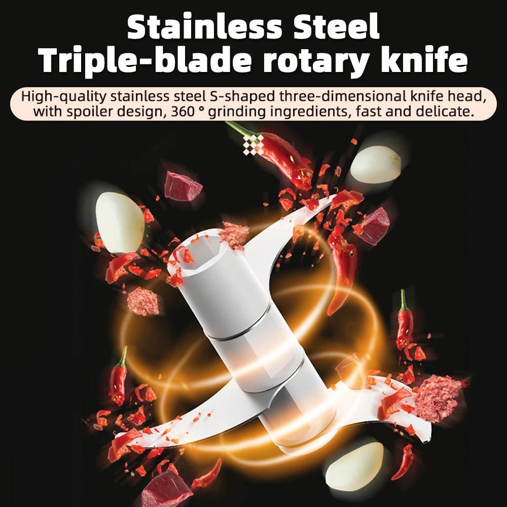 Ручная мясорубка, измельчитель чеснока, вращающийся пресс для чеснока, измельчитель овощей и лука, кухонные принадлежности для приготовления пищи, 250 мл