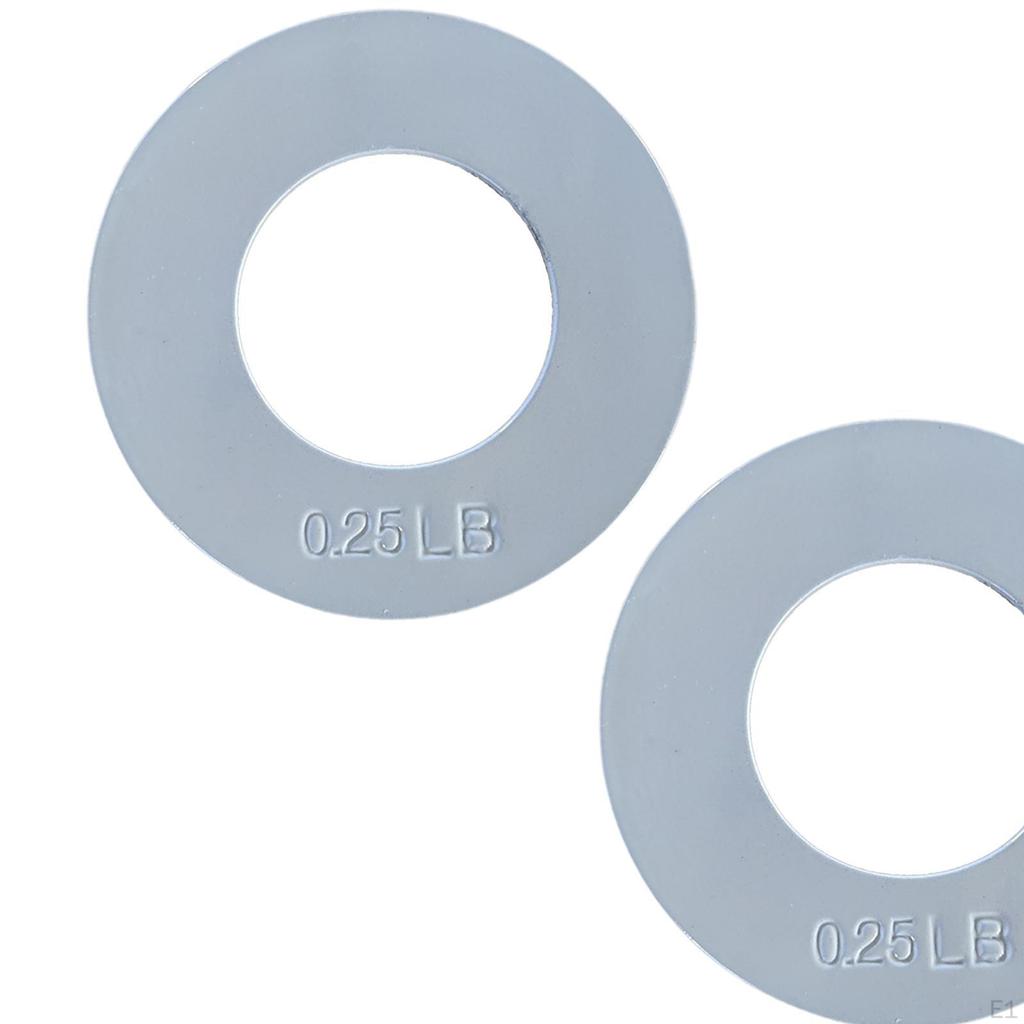 2 Pieces Fractional Weight Plates Color Coded Dumbell Weights Small Change for Home Gym