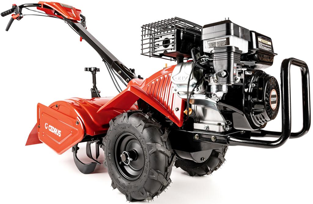Cedrus Glx-Gt65-2L Self-Propelled Petrol Tiller With Cultivator Drive 6.5Km / 50 Cm Loncin G200F Engine - 