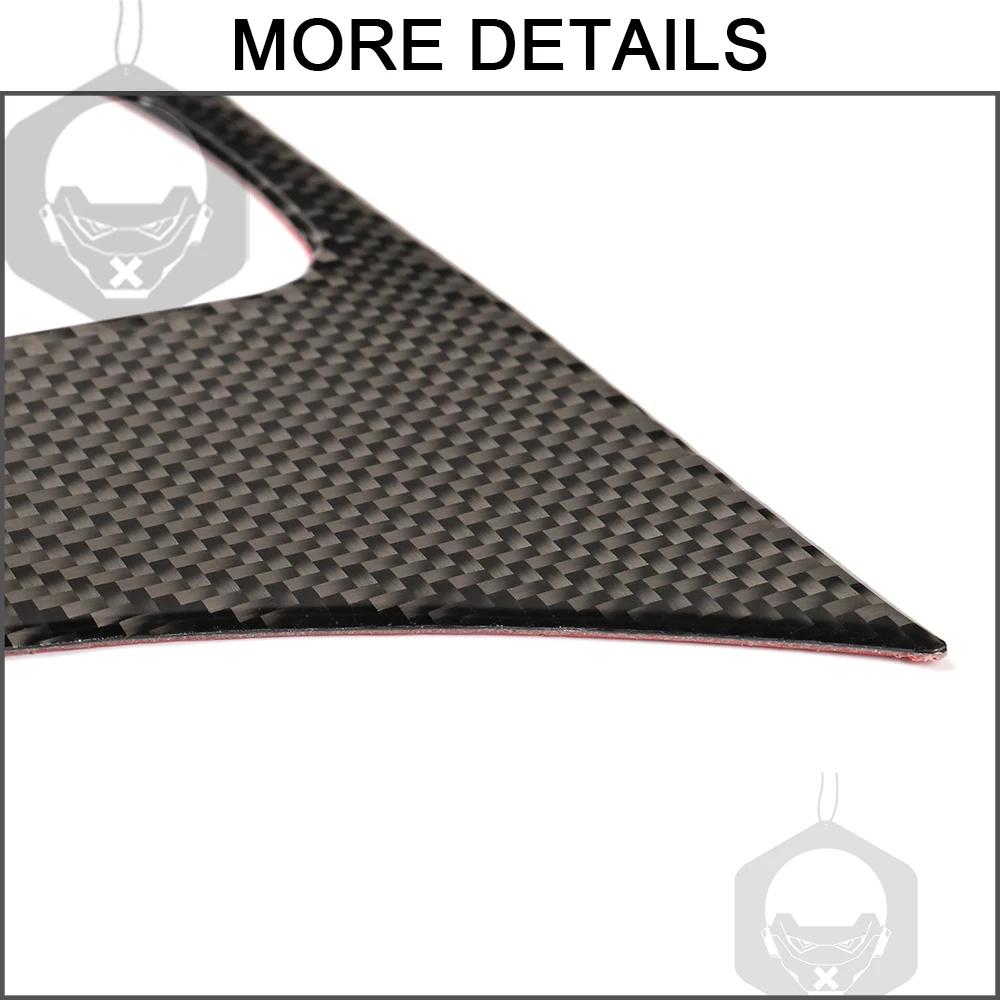 For Benz Smart 453 Fortwo 2016-2024 Carbon Fiber Air Conditioner Control Switch Frame Adjustment Trim Cover Decoration Sticker