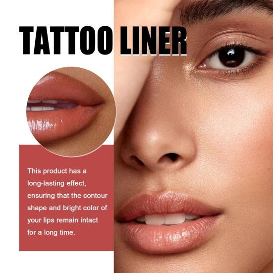 5ML Peel-off Lip Liner Long Lasting Waterproof Highly Pigmented Removable Plump Lip Tattoo Stain Women Lip Makeup Tools Birthday Gift