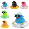 Плавательный круг Очки Утка Приборная панель Писк Утки Резиновая желтая утка Украшение для автомобиля Утка Электромобиль