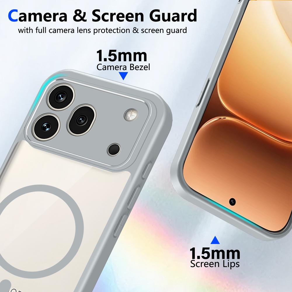 Прозрачный ультратонкий чехол из ПК+ТПУ для Honor 600 Pro 400 Pro X9D X8D X8C X7D X7C X6D X6C, магнитный, защитный от падений