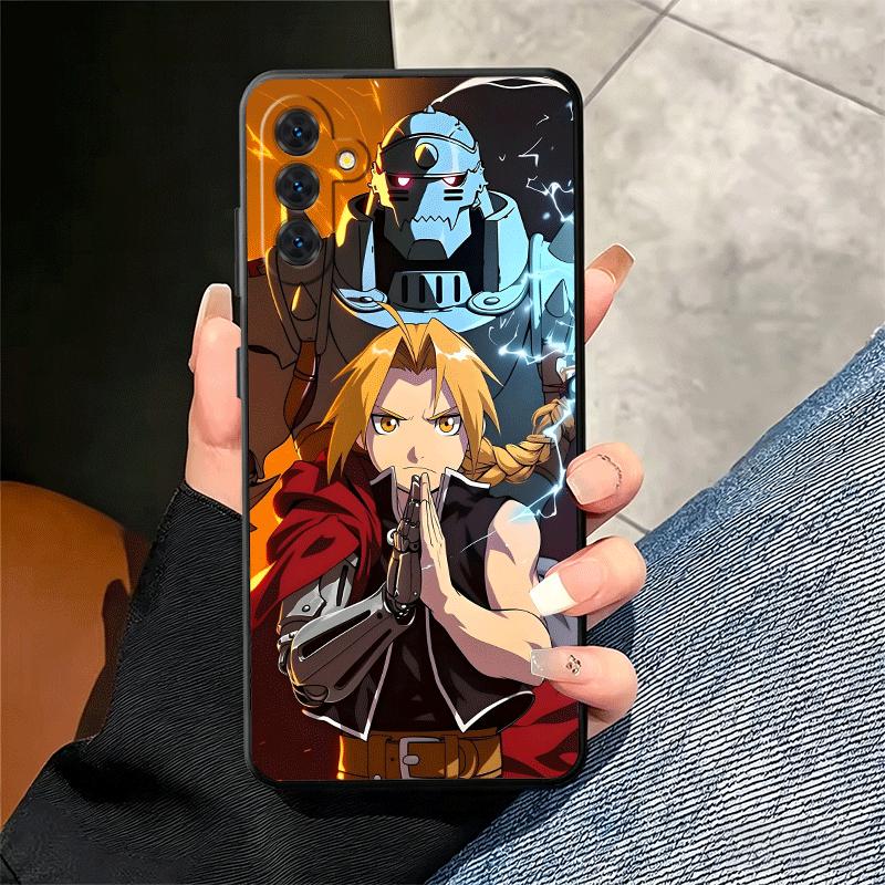 F-Fullmetal A-Alchemist Anime Soft Phone Case for Samsung A17 A37 A57 A16 A26 A36 A56 A15 A25 A35 A55 A14 A24 A34 A54 A13 A23 A3