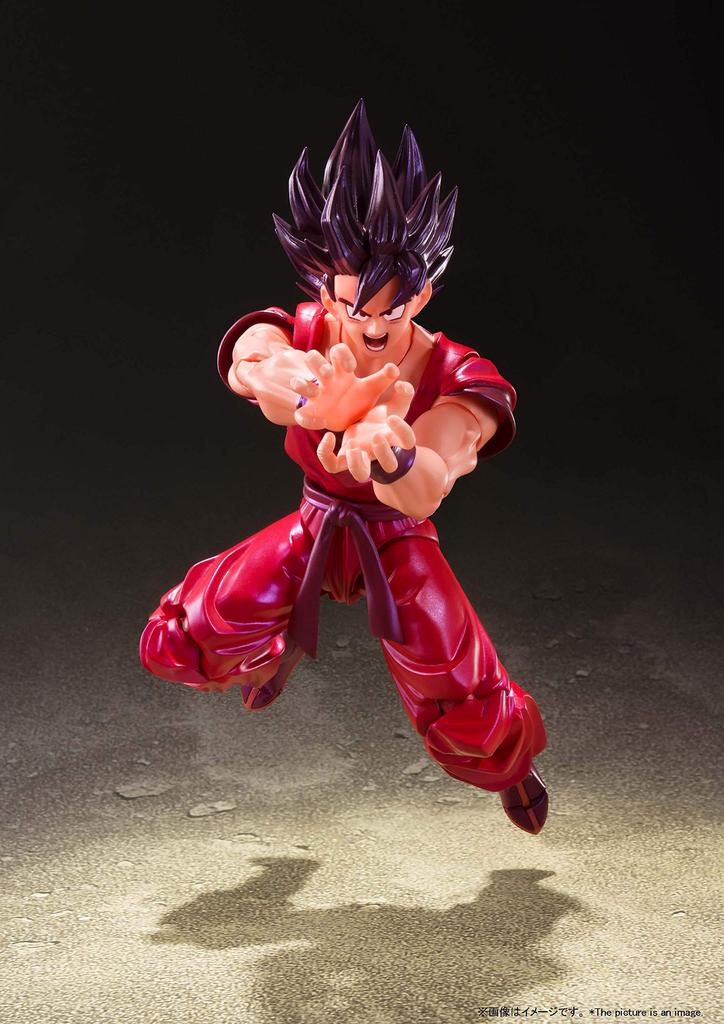 TAMASHII NATIONS Dragon Ball Son Goku Kaioken примерно 140 мм окрашенная подвижная фигурка SHFiguarts ПВХ и АБС
