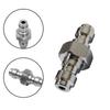 8mm Dual Male Quick Connect Adaptor Foster Fitting Stainless Steel