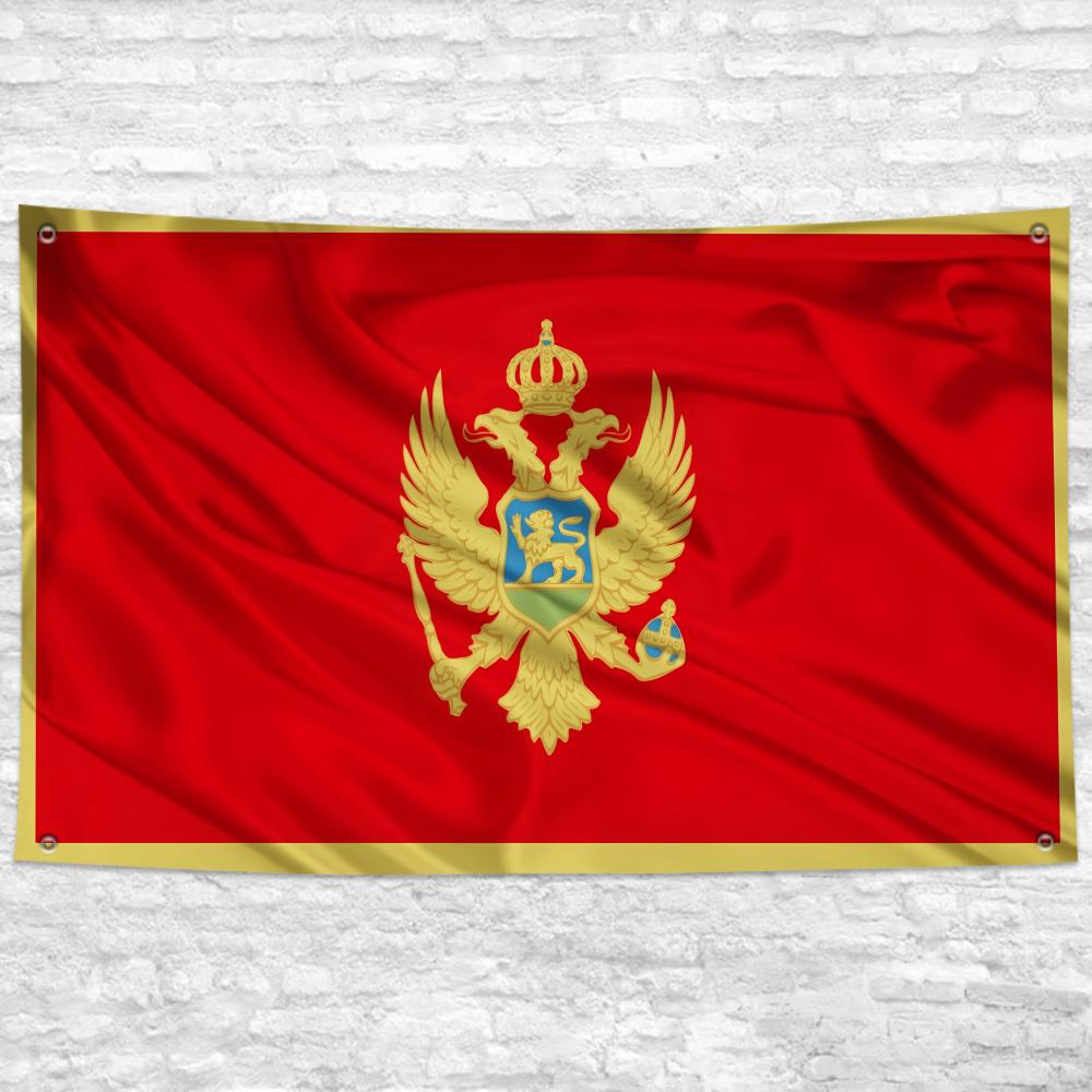 Classic Montenegro FLAG Flags Vintage Aesthetic Wall Hanging Banner for Bedroom Living Room Cozy