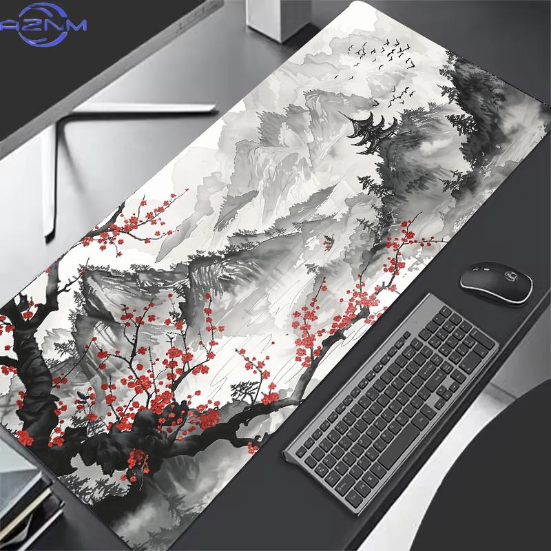 Sakura Moon Mouse Pad New Hd Large Computer Office Game Table Mats Xxl Rubber Antislip Gaming Keyboard Mousepads Long Desk Pads