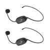 Wireless Microphone Headset Noise Reduction Rechargeable 2.4G Dual Headset Mic System for Teacher Stage