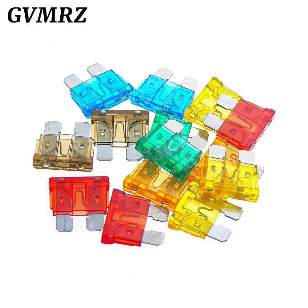 5PCS Waterproof Auto Standard Middle Fuse Holder + 1-50A Car Boat Truck ATC ATO Blade Fuse 3A 5A 10A 15A 20A 25A 30A 35A 40A 50A