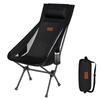 Складной стул для отдыха на природе DesertFox с подушкой, суперлегкий [Уникально разработанный подстаканник] [Грузоподъемность 150 кг] складной стул для кемпинга, высокое компактное кресло