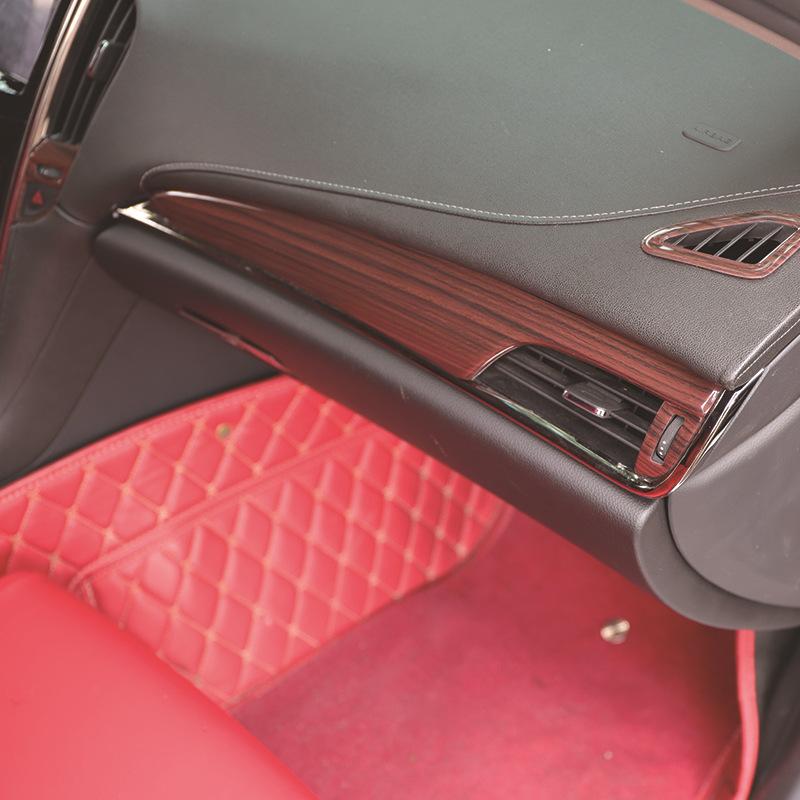 Добавьте немного стиля вашему Cadillac ATSL 2014-2017 Автомобильные аксессуары Наклейки в стиле углеродного волокна Украшение салона автомобиля Панель приборов