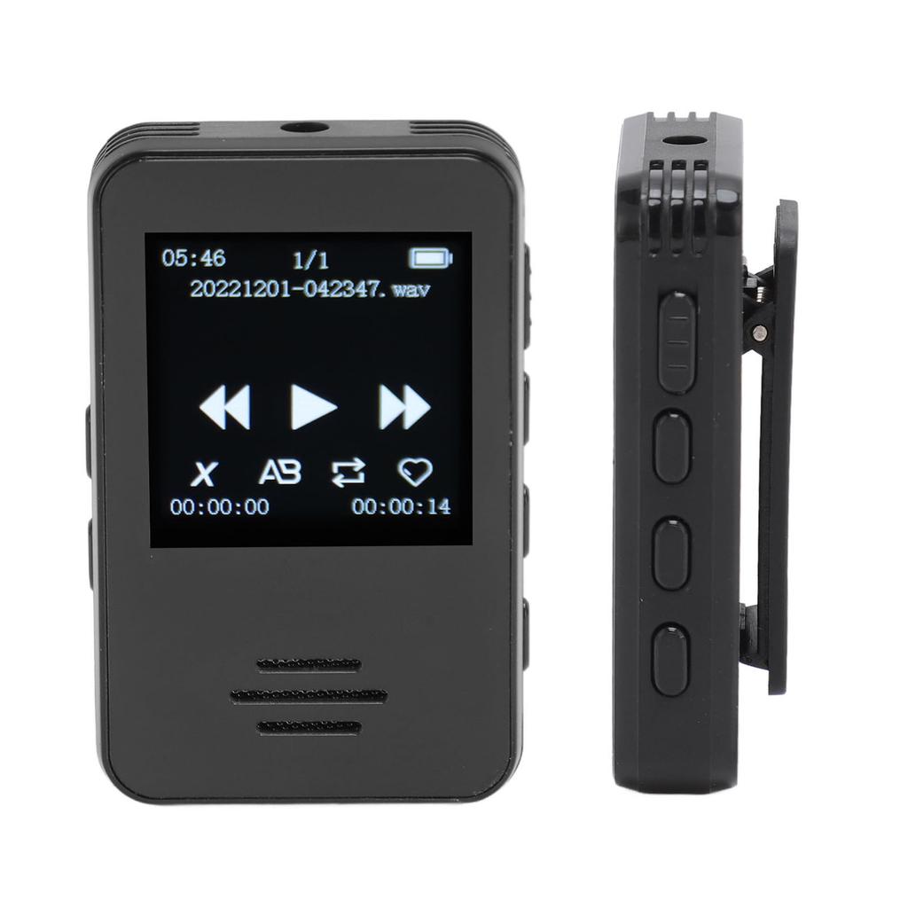 32 ГБ 1,33-дюймовый цифровой диктофон IPS высокой четкости Портативный диктофон Bluetooth5.2 для