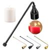 Metal Candle Extinguisher with Long Handle Stainless Steel Tealight Candle Wick Flame Snuffer Putting Out Candle Stopper Tools Candle Accessories