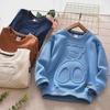 Kids' Spring & Autumn Long Sleeve Bear T-Shirts - Boys' Western-Style Thin Sweater