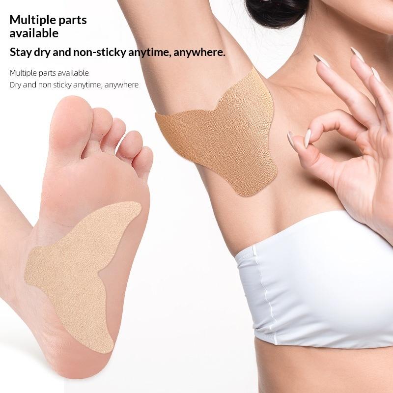 10Pcs Unisex Underarm Sweat Pads Lightweight Easily Concealable Fit for Daily Commute