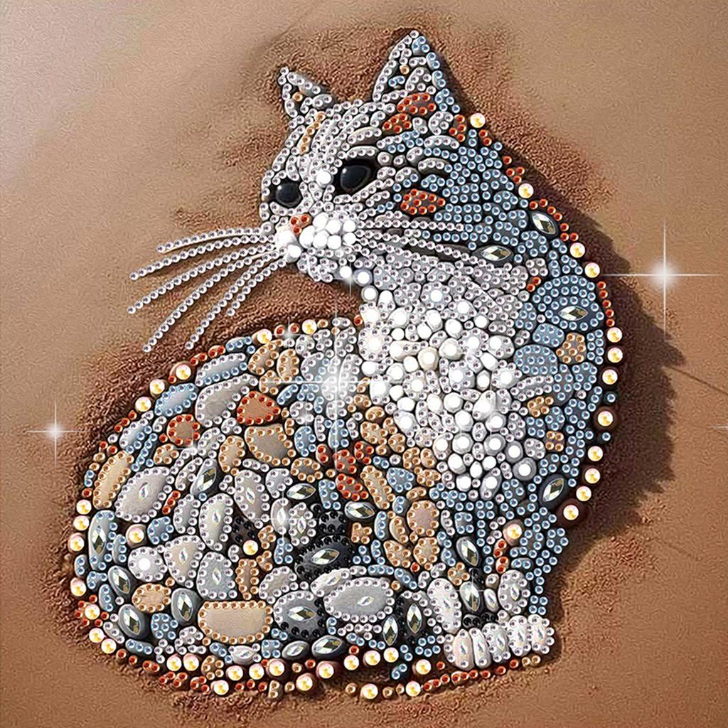 Stone Art Алмазная мозаика 5D DIY со специальной формой, частичное сверление, набор для взрослых, декор для дома, картины из страз, драгоценное искусство 11,81 X11,81 дюйма