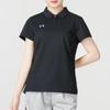 Under Armour Женская летняя спортивная футболка-поло с коротким рукавом
