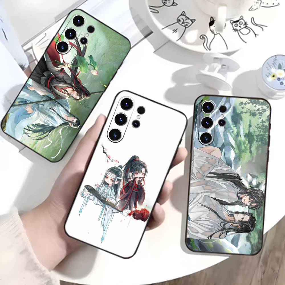 Чехол для телефона Grandmaster M-Демоническое Культивирование для Samsung S26, S25, S24, S23, S22, S21, S20, Ultra, Plus, FE Черный Мягкий Чехол