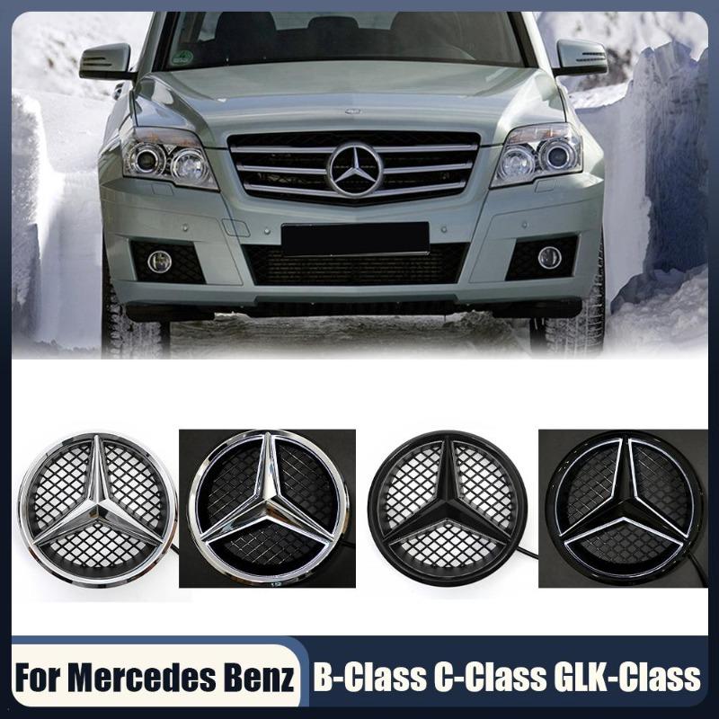 Светящаяся эмблема-звезда с логотипом на решетку радиатора автомобиля для Mercedes Benz W245 W204 X204 2008-2014