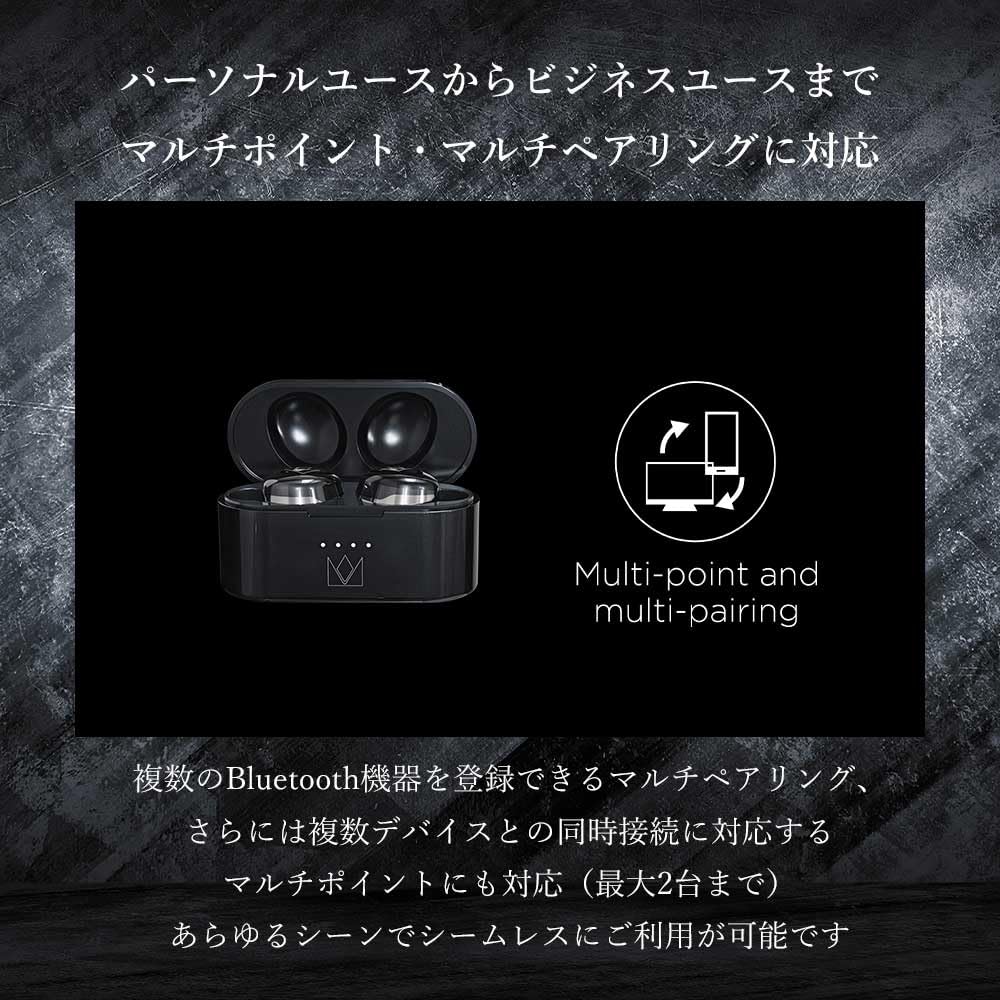 Беспроводные наушники Noble Audio FALCON MAX Официальные MEMS Активное шумоподавление IPX54 NOB-FALCONMAX-B (Японский продукт) - Bluetooth, Драйвер, Водонепроницаемый,
