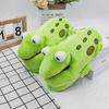 Unisex Home Woman's Shoes Winter New Arrival Funny Soft  Lovely Frog Warm Indoor Plush Slippers Cotton Shoes