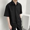 Men Collared Short Sleeve Buttons Front Shirts S-5XL