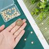 304 Stainless Steel Charms Star with Bead Container Golden 10x8x1mm Hole: 1.2mm about 50pcs/box