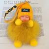 Fashion Beauty For Lady Lovely Girl Bag Pendant Plush Doll Car Key Chain Pendant