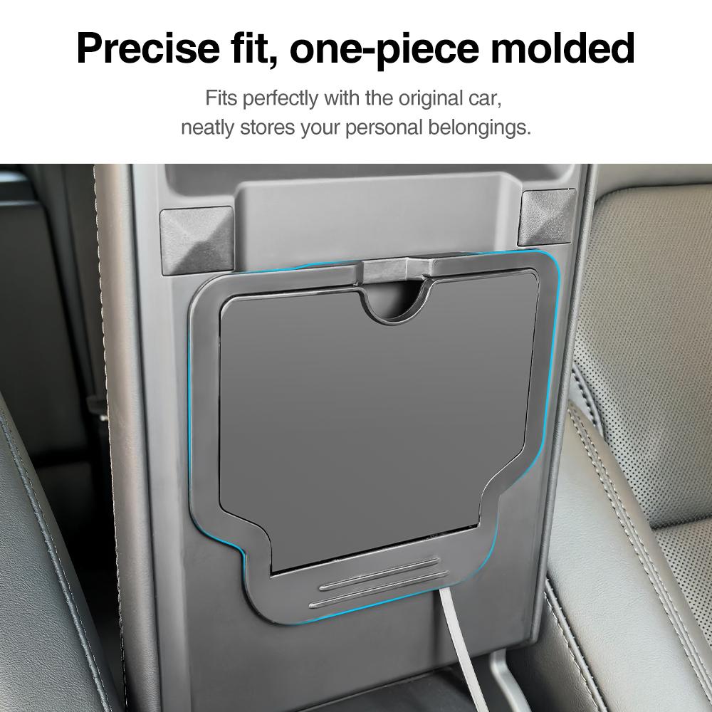 Heenvn Car Hidden Storage Box For Tesla Model 3 Highland /Model Y Juniper/YL 2026 2025 ABS Center Console Armrest Organizer Box
