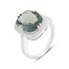 Серебряное кольцо с топазом Лондон Блю 4.339ct, вес изделия 4,37 гр (2151760)
