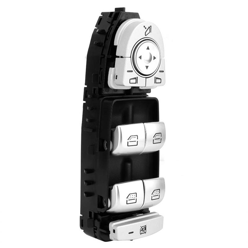 2229056800 Левый главный переключатель стеклоподъемника для Mercedes Benz C300 C450 C63 AMG черный