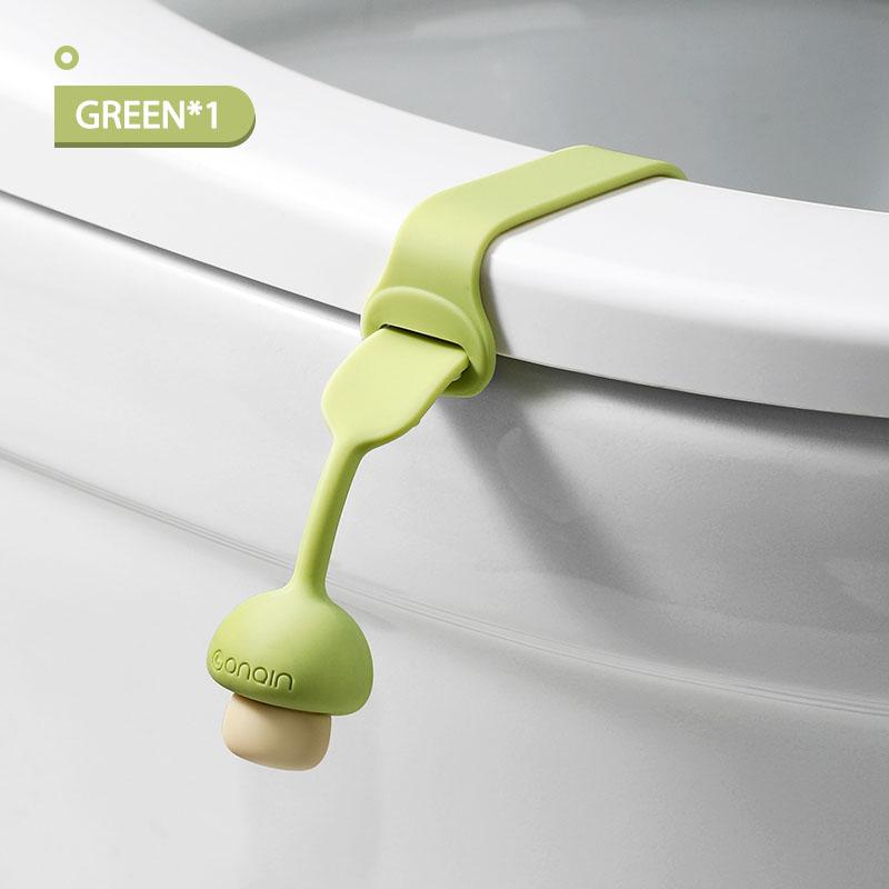 Toilet Opener Silica Gel Lid Lifter Portable Lavatory Lid Handle Bathroom Closestool Seat Anti-dirty Uncover Artifact
