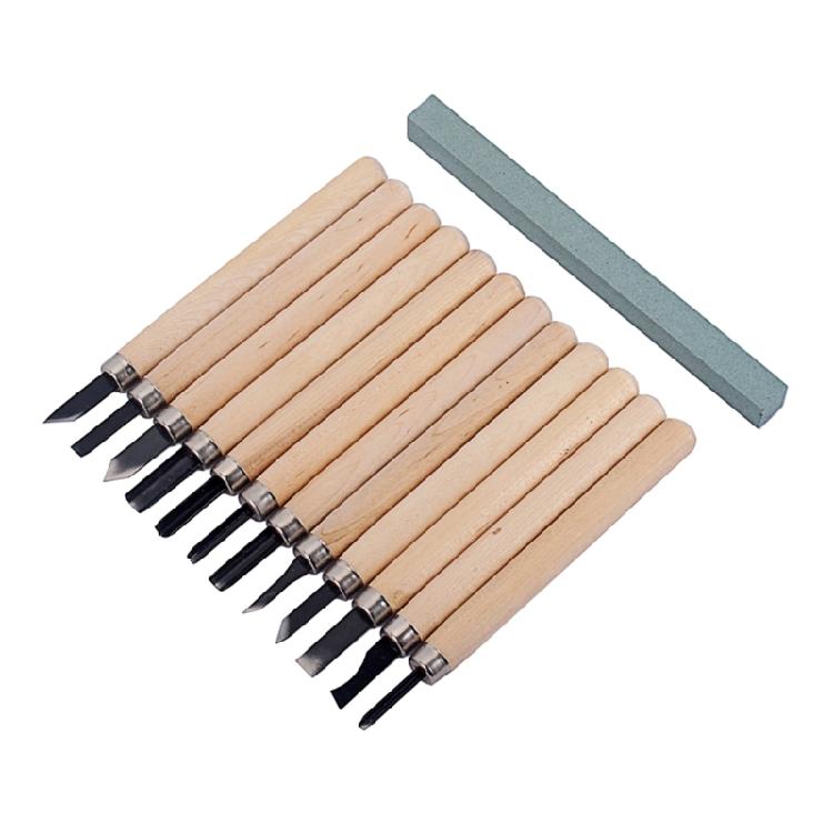 Wood Carving Knife Set,12pcs Wood Carving Tools for DIY Woodworking Sculpting